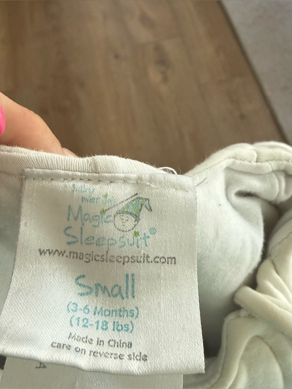 Baby Merlin’s Magic Sleepsuit - Small - Picture 3 of 4